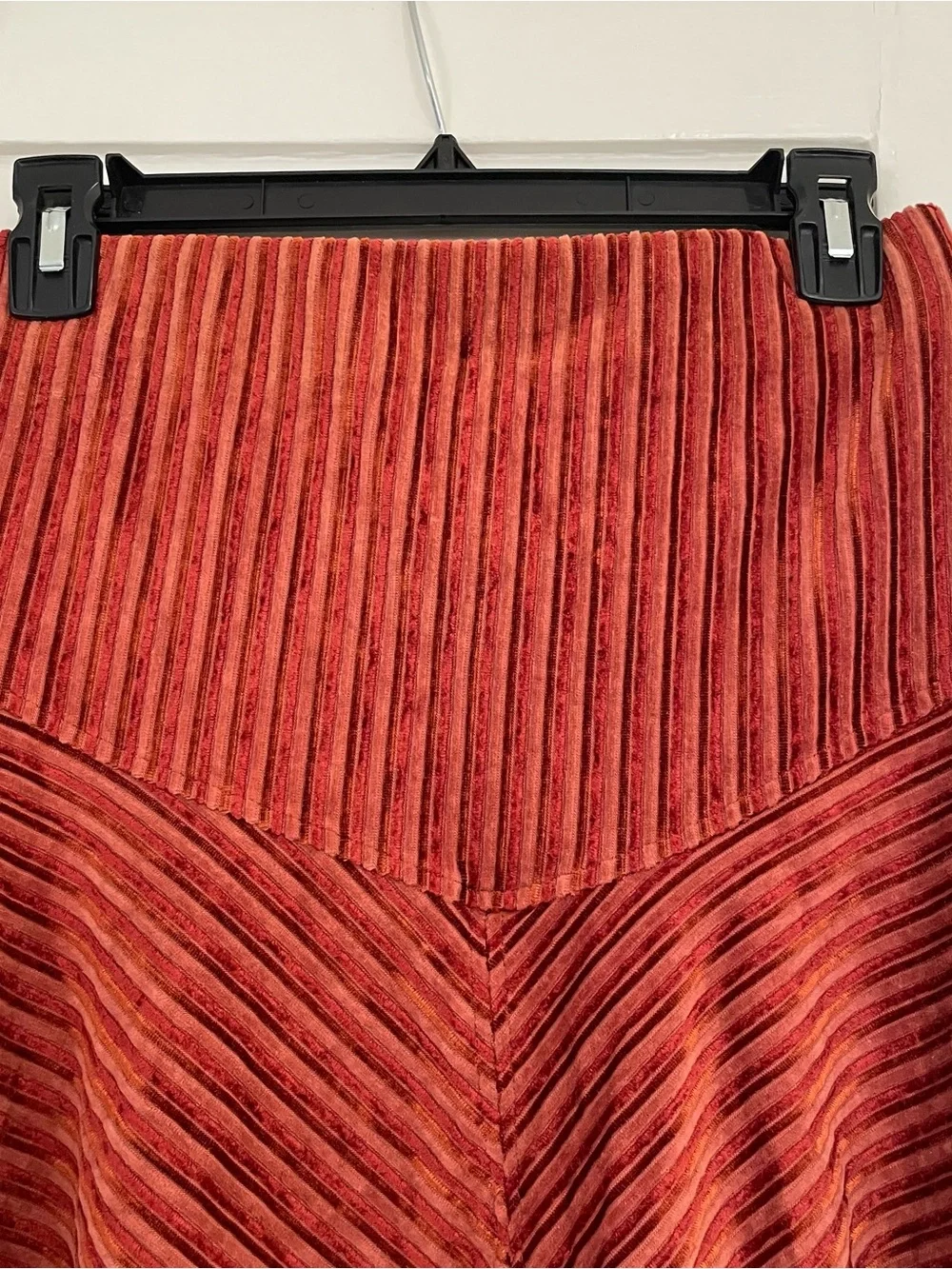 Free People Rust Corduroy Flared Mini Skirt Camden size medium